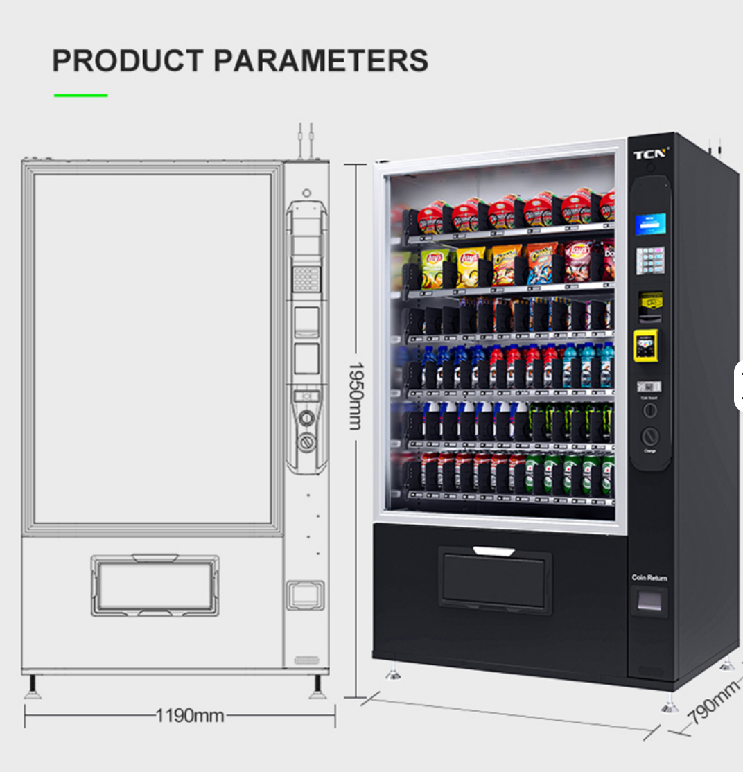 Kombi-Snackautomat 12G Premium mit 5-Zoll-Display