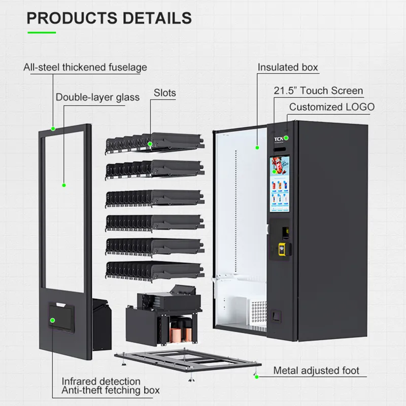 Kombi-Snackautomat 10G Premium mit 22-Zoll-Touchscreen